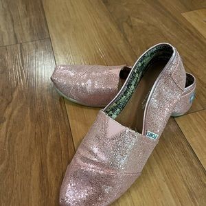 Sparkling pink TOMS for Women